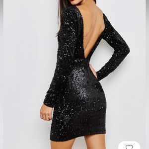 MANGO Sequin Dress